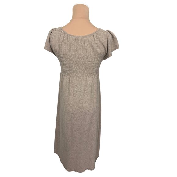 Moth Cashmere Blend Smocked Dress Cottagecore Prairie Romantic Small - Picture 3 of 4